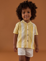 Рубашка с коротким рукавом для мальчика Next AB6-465, Желтый