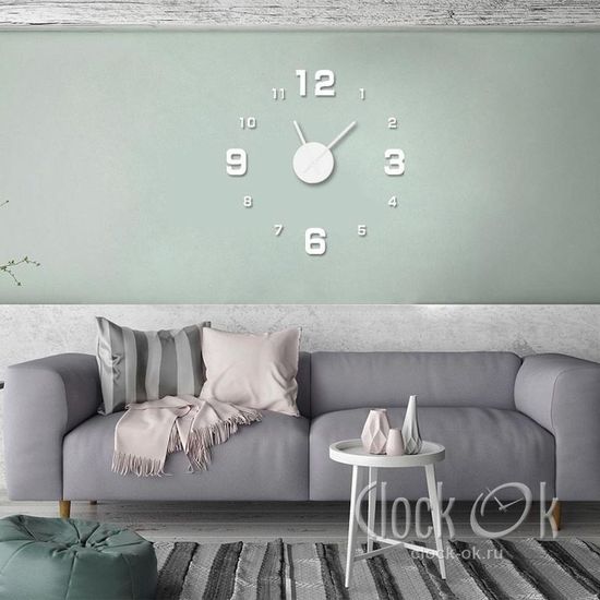 Настенные 3D часы Hi Tech