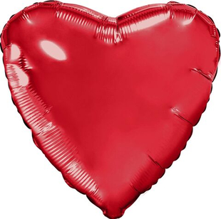 Сердце 9" Набор шаров с клапаном Красный Agura