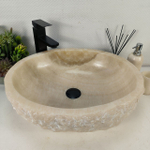 Раковина из оникса Erozy White EO-64441 52*43*16 0168
