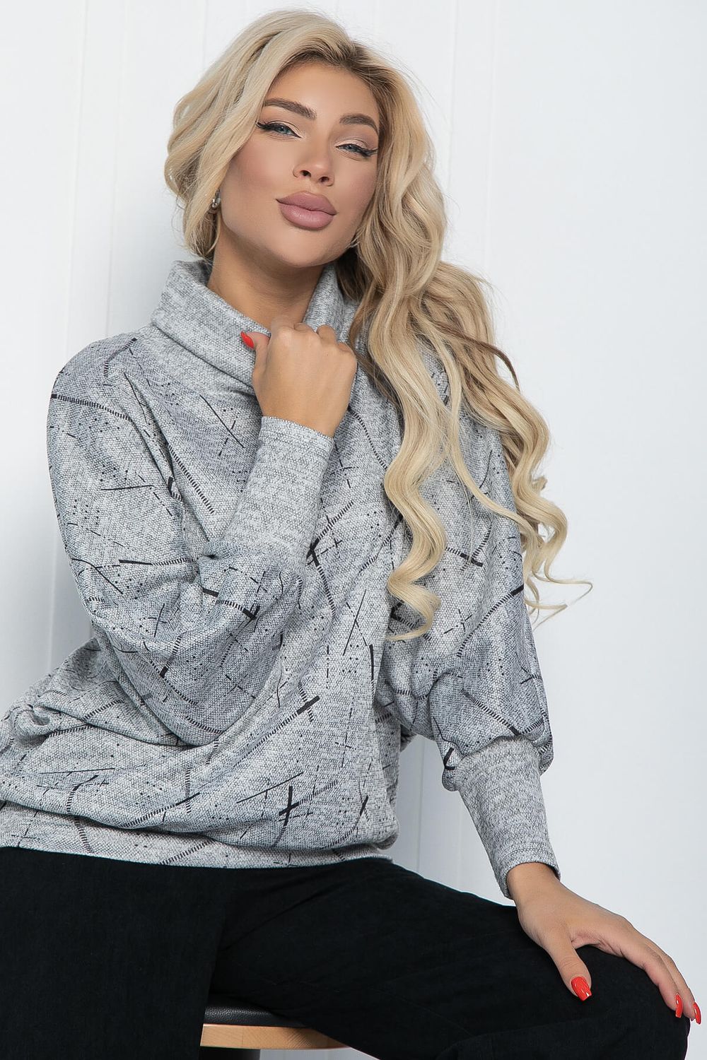 Джемпер Бернарда (серый) Б11448 LT Collection