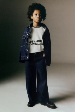 ZARA ФУТБОЛКА С РУКАВАМИ РЕГЛАН «ЛОС-АНДЖЕЛЕС CF MLS», ЭКРЮ