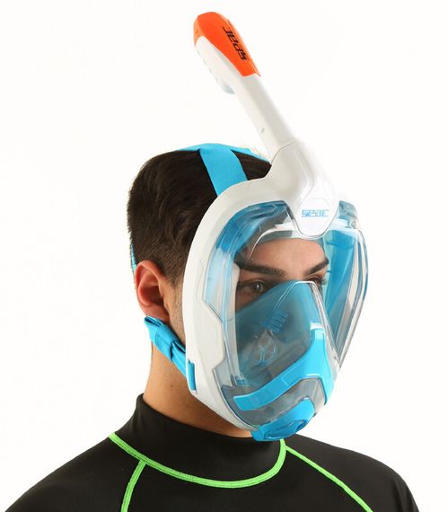 Маска полнолицевая Seac Magica White/Orange