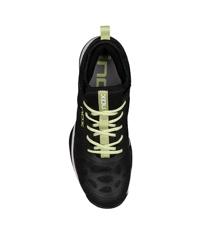 NOX NERBO Черные-Мягкие Лаймовые Кроссовки