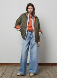 Джинсы с высокой посадкой и широким кроем - Jaimy Pepe Jeans