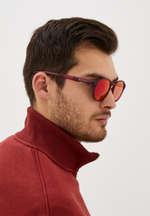 Спортивные очки HILX Orion / Matt Crystal Red / Red Lens
