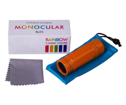 Монокуляр Levenhuk Rainbow 8x25 Sunny Orange - фото 5