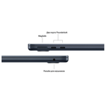 Apple MacBook Air 15 (M3, 8C CPU/10C GPU, 2024), 24 ГБ, 512 ГБ SSD, Midnight Black (полуночный черный) MC9L4