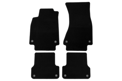 Коврики в салон для AUDI A6 2014-2018, 2018-, седан, универсал, 4 шт. (текстиль) KLEVER01042001200K