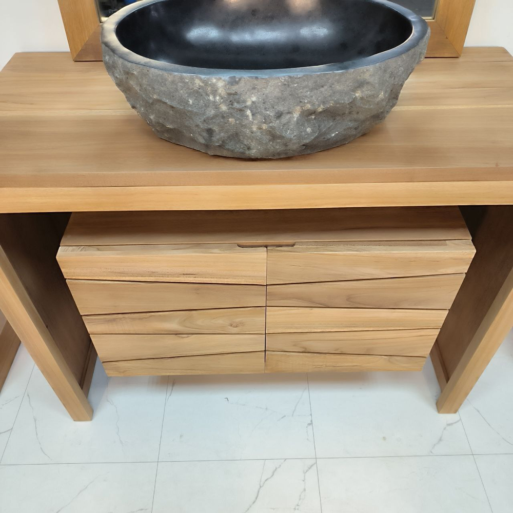 Тумба из массива тика 50065 Кендари (105*45*80)