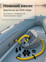 Насос ножной BRAVO 9 (6.5/1.5L. max 1,0)