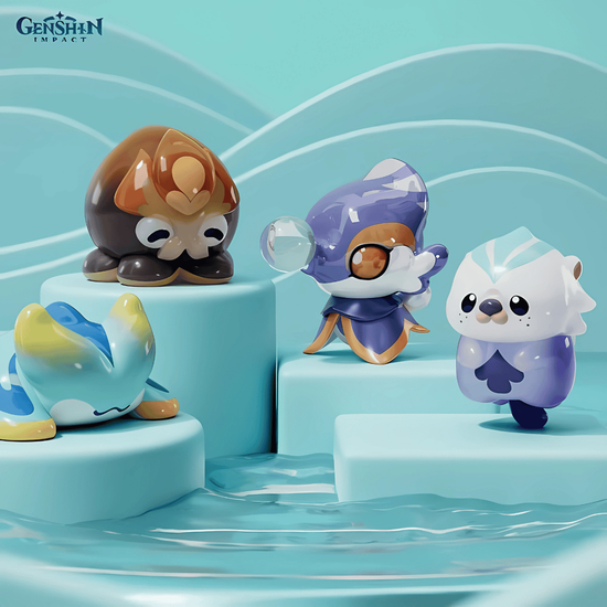 Фигурка Genshin Impact Fantasy Creatures 5 шт 6973817950995 / по мотивам игры "Геншин Импакт", 5 шт