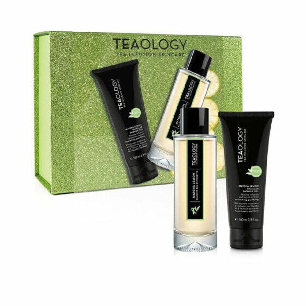Женский парфюмерный набор Teaology Matcha Lemon EDT с гелем для душа и туалетной водой 2 предмета
