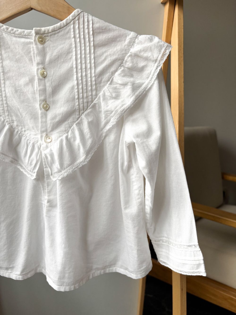 Хлопковая блузка Bonpoint, 98