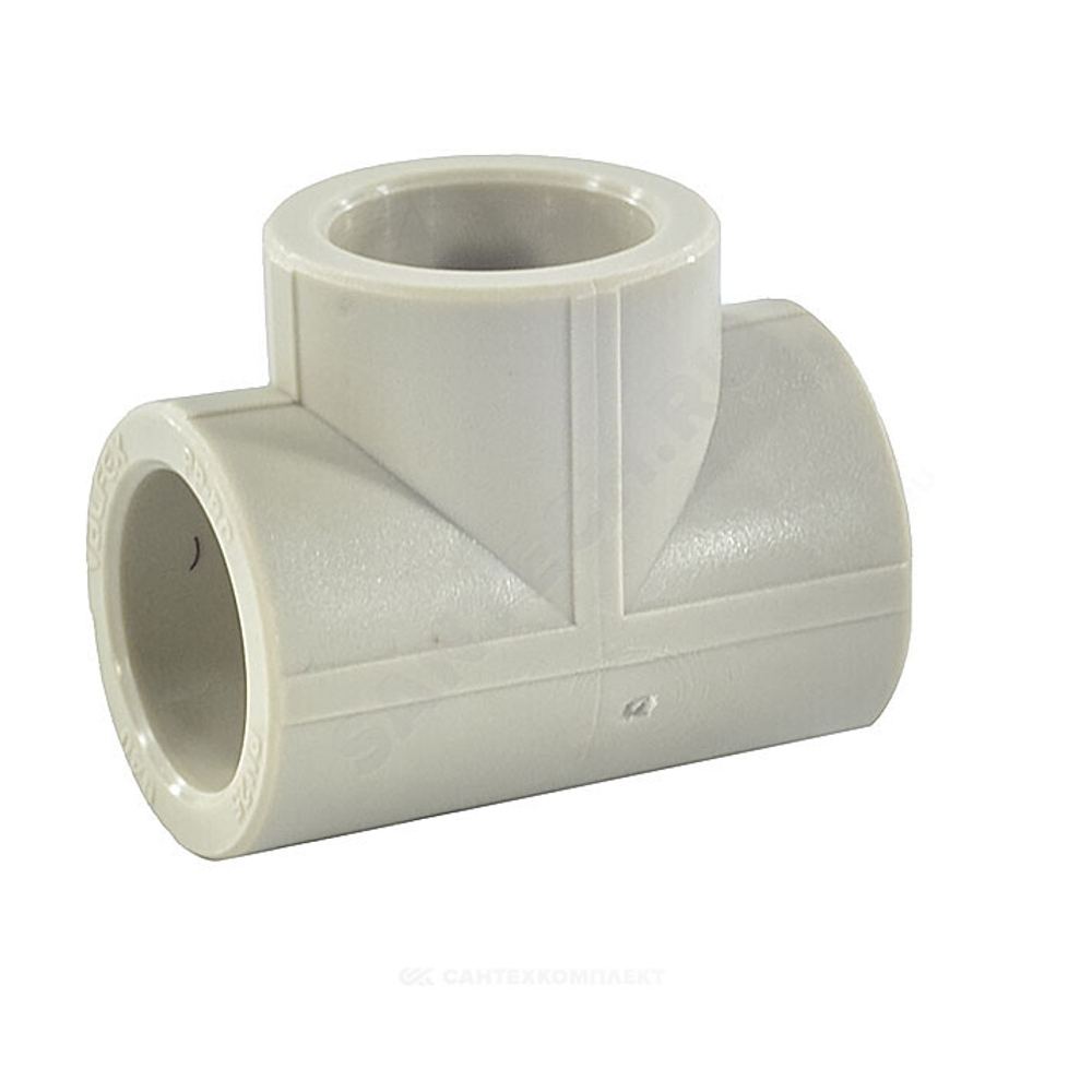 Тройник PP-R серый Дн 40 внутренняя пайка VALFEX 10111040Г