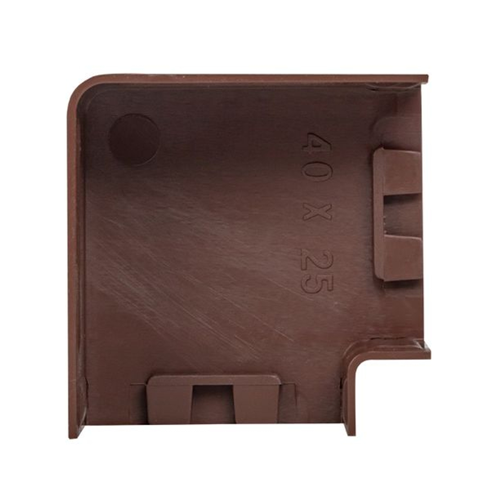 Поворот 90 гр. (40x25) (4 шт) темное дерево EKF-Plast