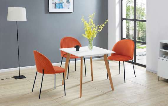 Стол Angus 80х80 белый