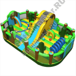 Коммерческий надувной батут "Водопад в джунглях"