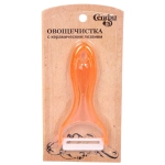 Овощечистка поперечная с керамическим лезвием, прозрачная ручка