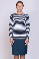 Тельняшка  сувенирная женская (темно-синие полосы)