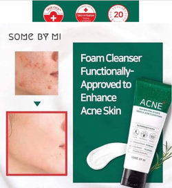 Some By Mi очищающая пенка AHA-BHA-PHA 30 days miracle acne, 100 мл, 120 г