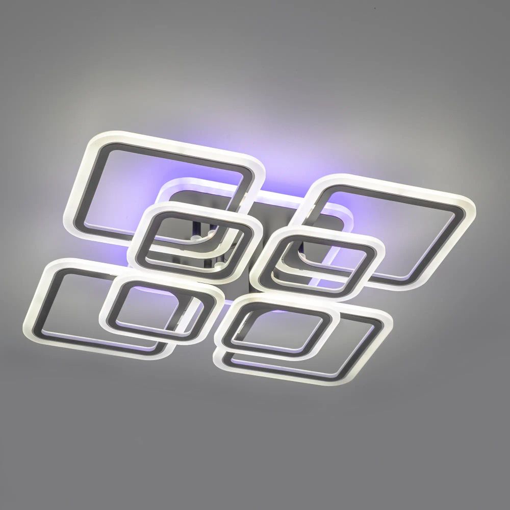 Citilux Марсель Смарт CL232A185E RGB Умная люстра Чёрная