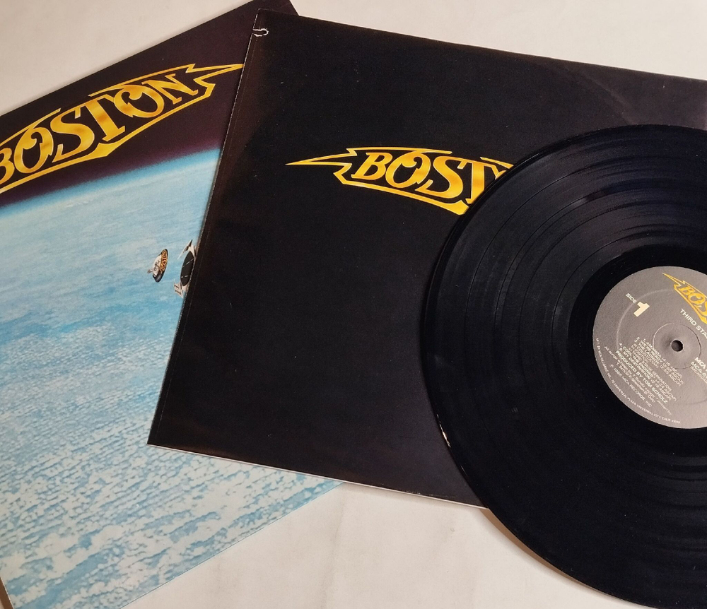 Винтажная виниловая пластинка LP Boston Third Stage (USA 1986)