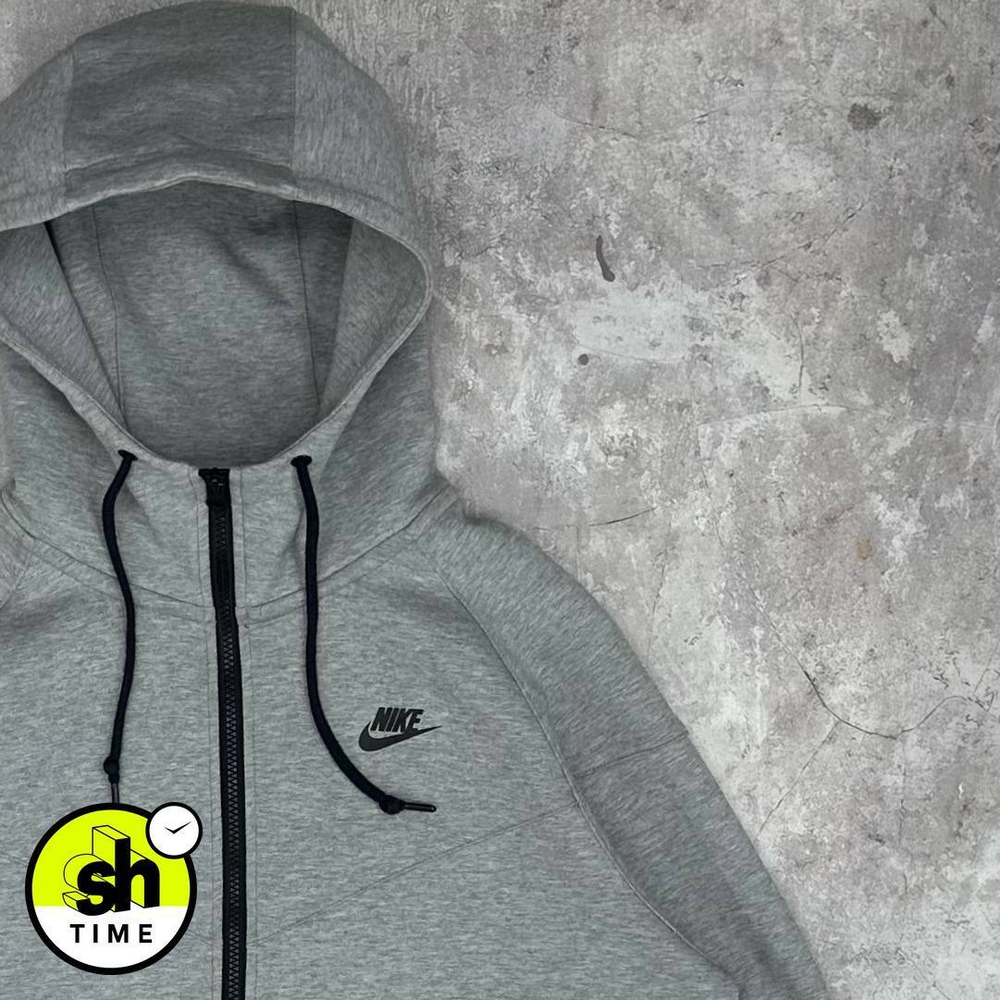 Кофта Nike TechFleece Grey Hoodie