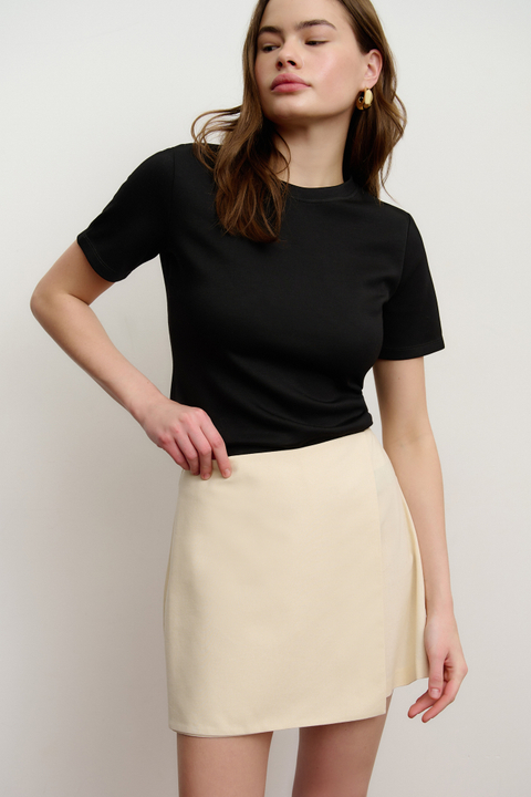 Шорты на запах изо льна