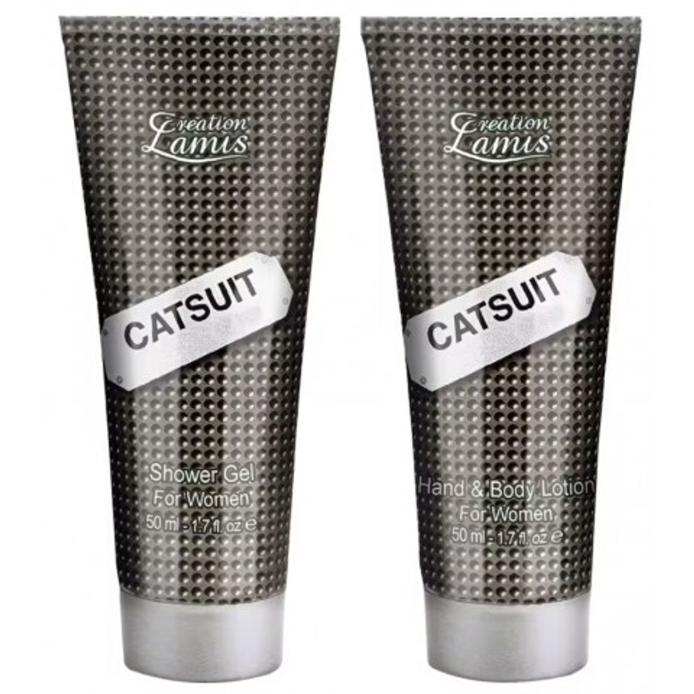 Подарочный набор из 3х предметов "Catsuit" для женщин (туалетная вода, лосьон для тела и гель для душа)