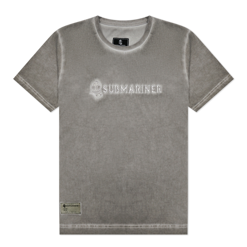 TSHRT Vintage Effect GMD BASIC LOGO Grey