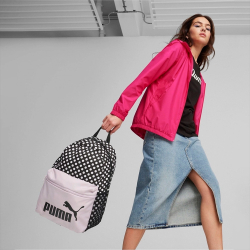 Рюкзак PUMA Phase AOP Backpack, 07994808, черно-розовый