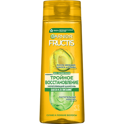 Фруктис шамп,Тройное Восстановление(400мл)
