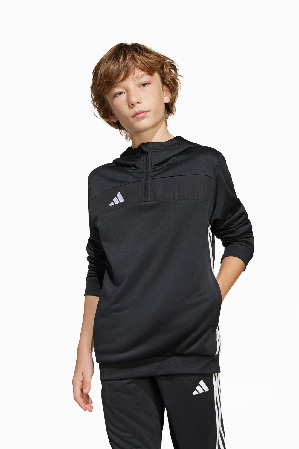 Кофта adidas Tiro 25 Essentials Sweat Junior - черный
