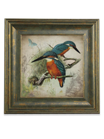 Картина на стену для интерьера на холсте в раме "Птицы" 29*29 см