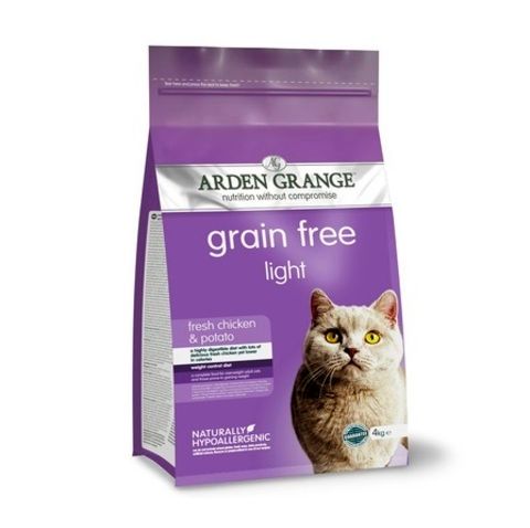 Arden Grange Adult Cat Light GF беззерновой диетический корм для взрослых кошек с курицей и картофелем