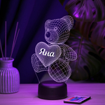 Ночник "Мишка с именем Яна"