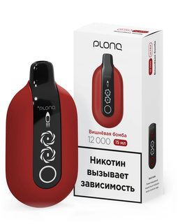 Одноразовый Pod Plonq ULTRA - Вишневая Бомба (12000 затяжек)
