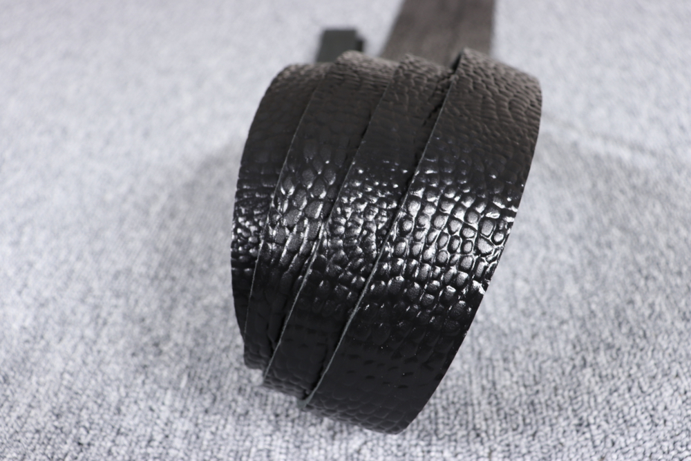 Ременная заготовка Черная с лицевой отделкой + плита Шаргень 35 мм