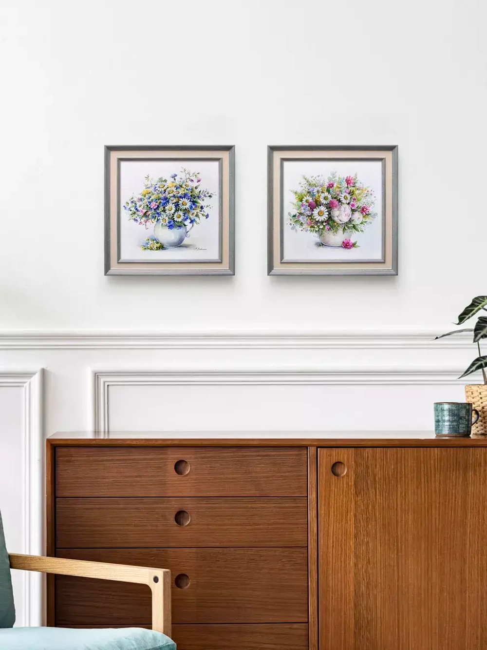 Картина на стену интерьерная на холсте 26*26 см