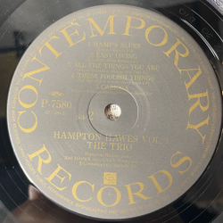Винтажная виниловая пластинка LP Hampton Hawes Trio Hampton Hawes Trio, Vol. 1 (Japan 1981) (Obi)