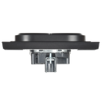 BRITE Розетка 2-местная с заземлением с защитными шторками 16А в сборе РСш12-3-БрЧ черный IEK