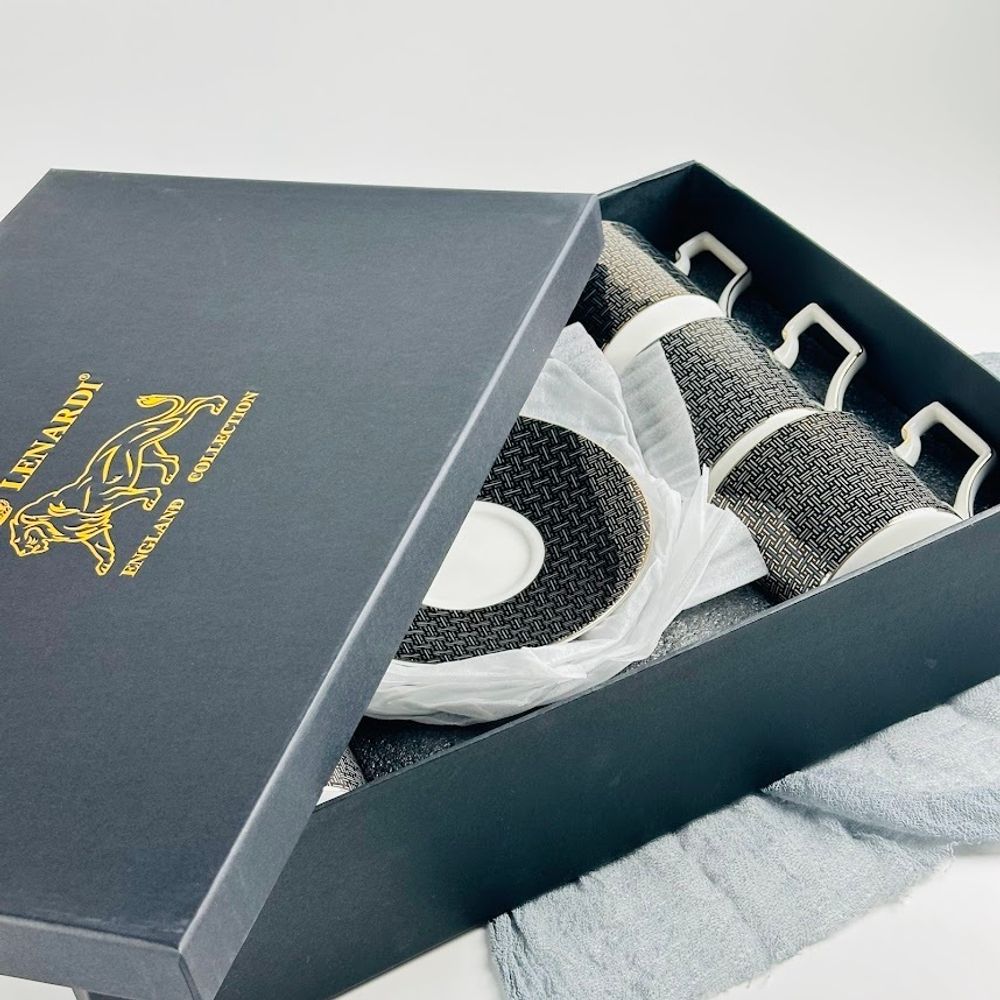 Lenardi 244-066 Чайный набор 12пр. 280мл в под.уп.(х8)Фарфор