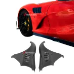 Карбоновые передние крылья для Ferrari 812 Superfast GTS 2017-2024 Феррари