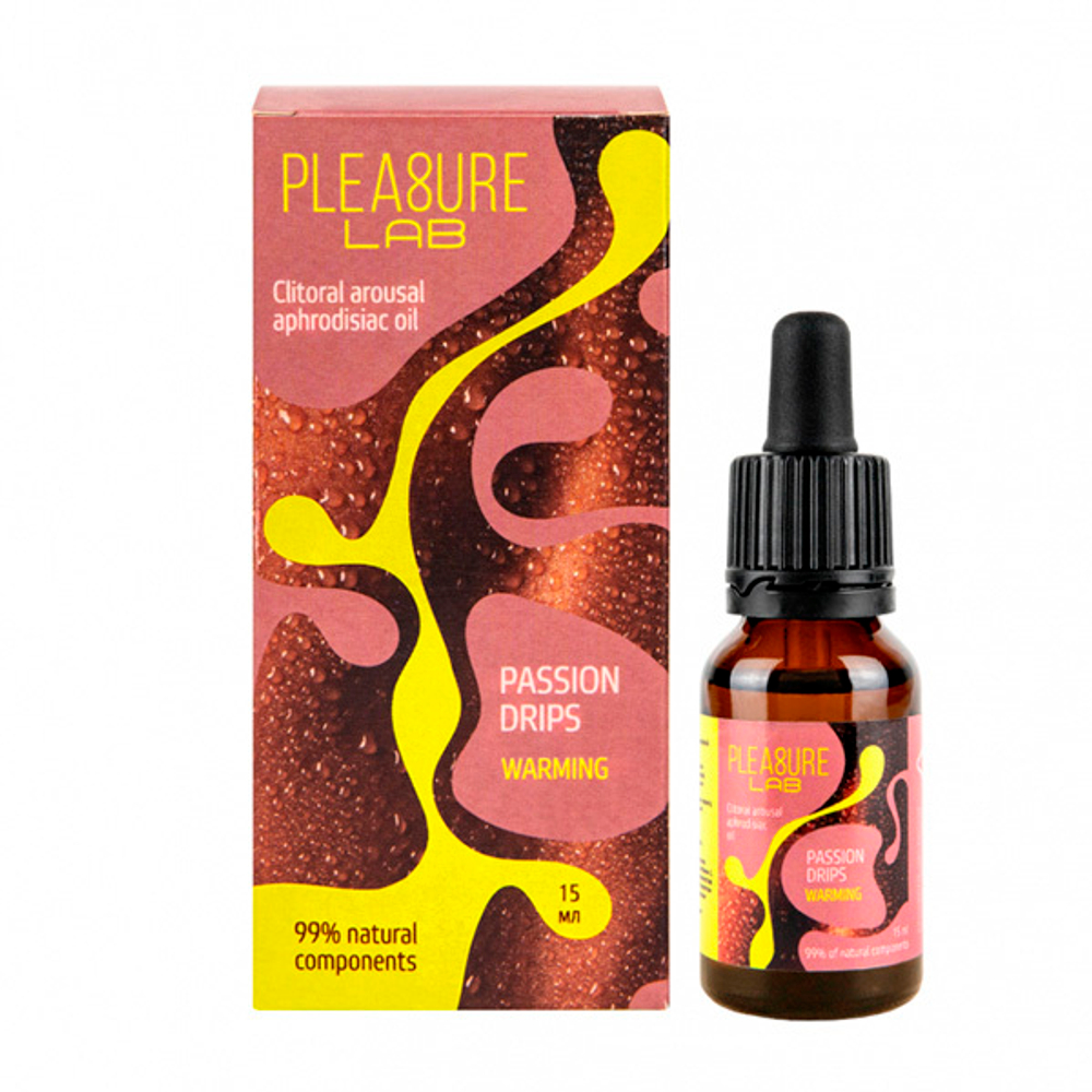 Возбуждающие капли-афродизиак Pleasure Lab Passion Drips Warming 15мл