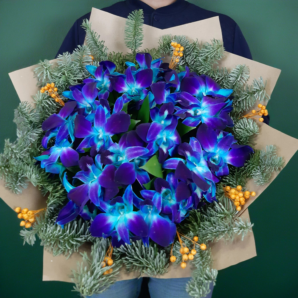 Букет цветов «‎‎Космос зимний»