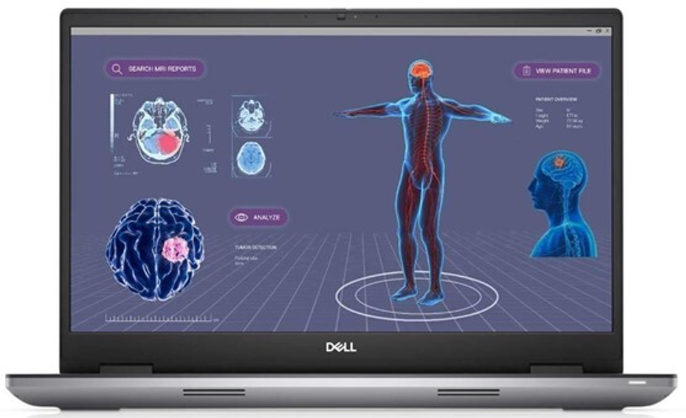 Ноутбук  Dell Precision 7780 17.3 ", Core i7, 128 Гб RAM, 2 Тб SSD, GeForce RTX 5000 Ada, Серый