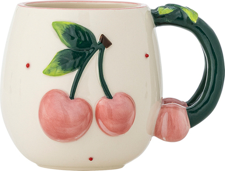 Кружка Bloomingville Berrie, 420 мл, каменная керамика, розовая