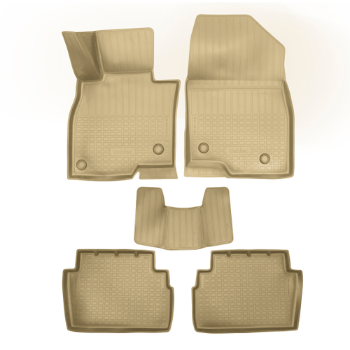 Ковры в салон Norplast/Unidec для Mazda CX-4 I (2019-) Полиуретан, Бежевый, рестайлинг, арт.NPA11-C55-580-B