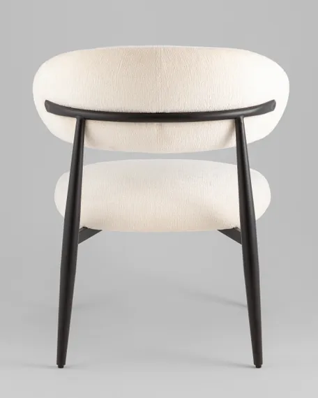 Кресло лаунж Ayla молочный